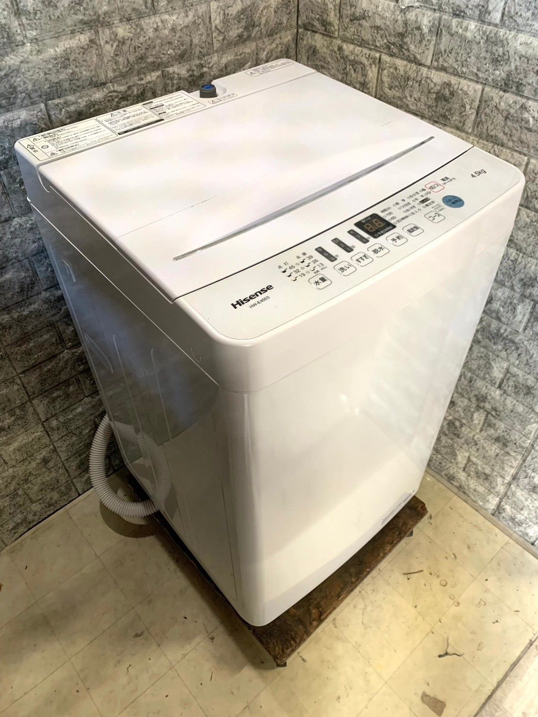 2020年式 4.5kg Hisense 洗濯機 HW-E4503 - 洗濯機