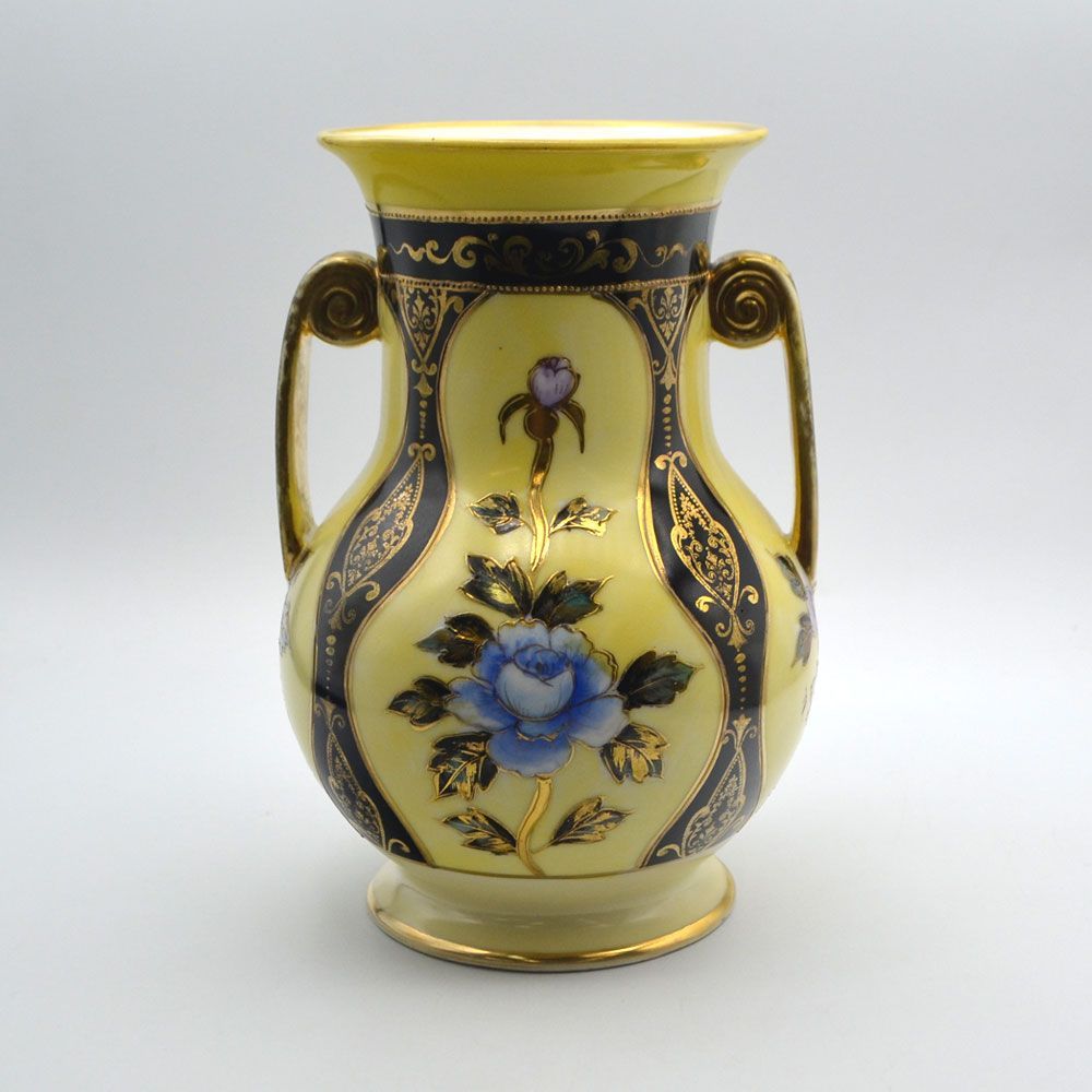 ☆希少☆高さ14cm オールドノリタケ コップ ドラゴン 盛り上げ花瓶1823