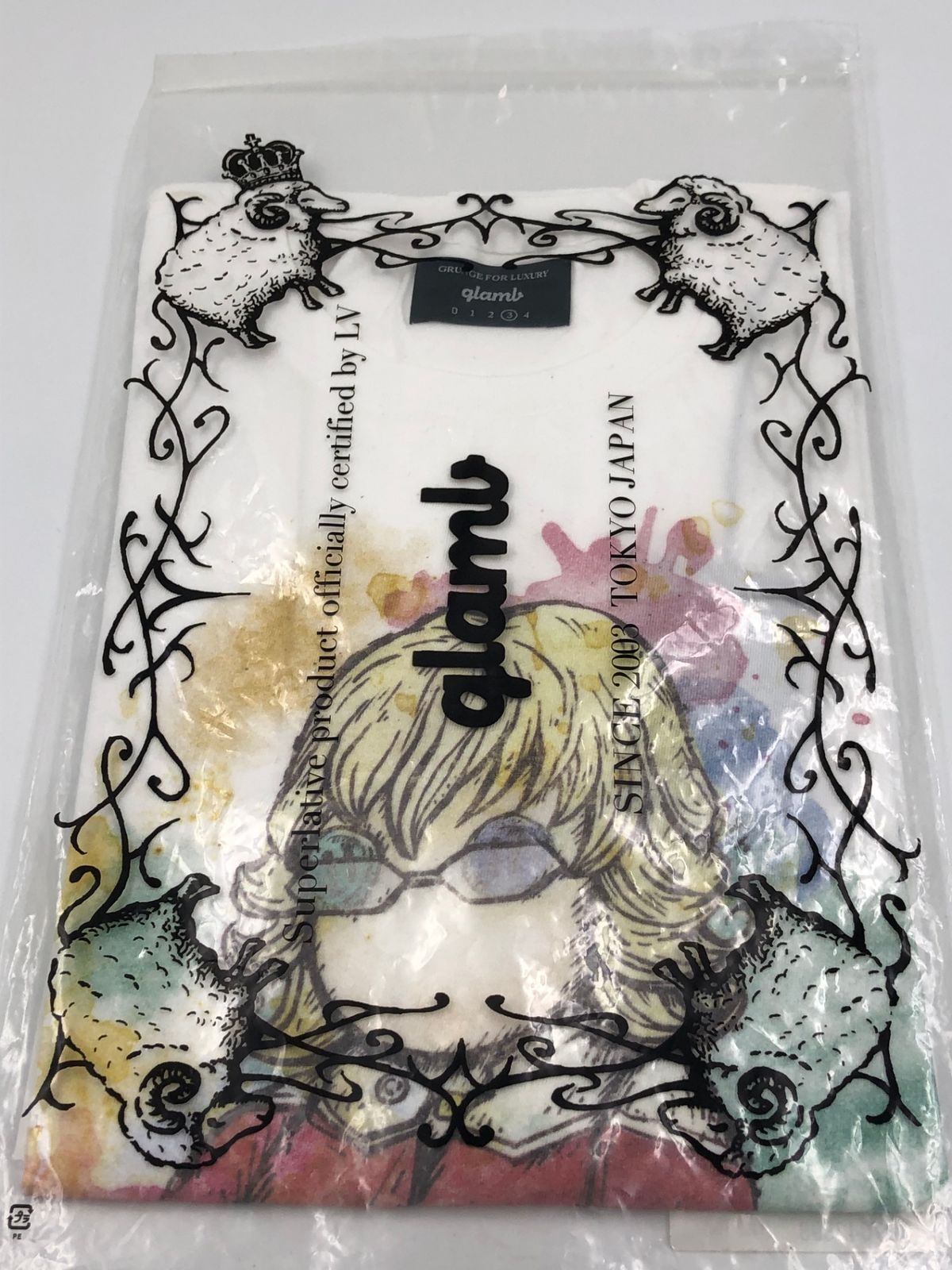 ）バーナビー・ブルックスJr. ドールTシャツ 3サイズ TIGER＆BUNNY×glamb タイバニ