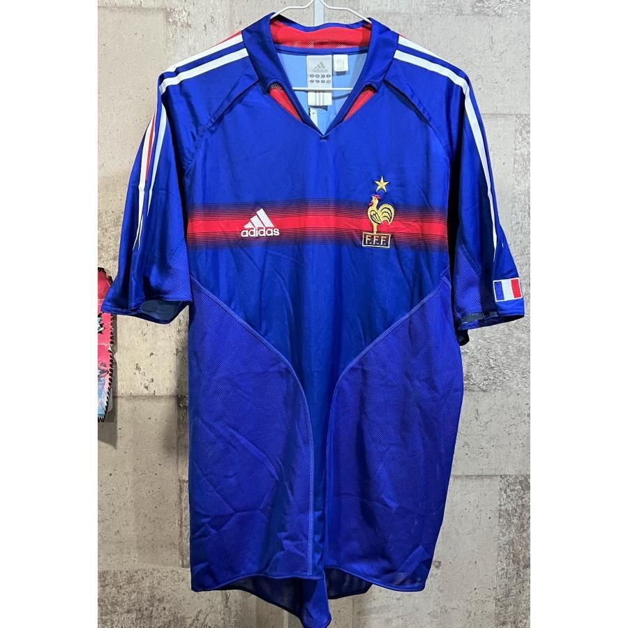 美品 アディダス フランス代表 04-05 ユニフォーム O adidas