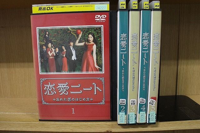 豪華 恋愛ニート 忘れた恋のはじめ方 全5巻DVDSET[レンタル用]仲間 