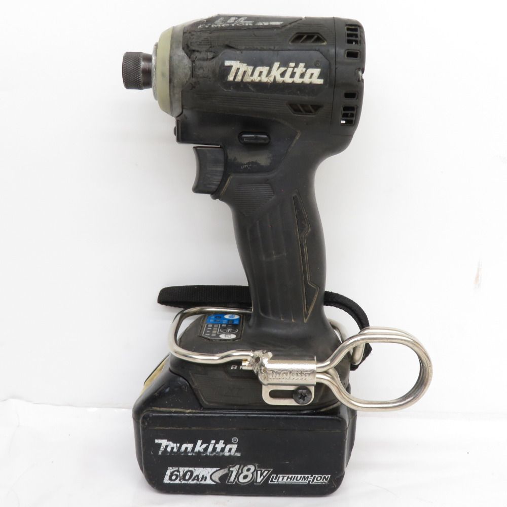 makita 18V 6.0Ah 充電式インパクトドライバ 黒 ケース・充電器