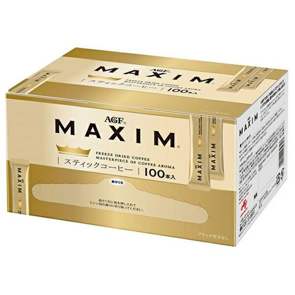 AGF マキシム スティック 2g×100本×6箱入｜ スティックコーヒー コーヒー 珈琲 インスタントコーヒー