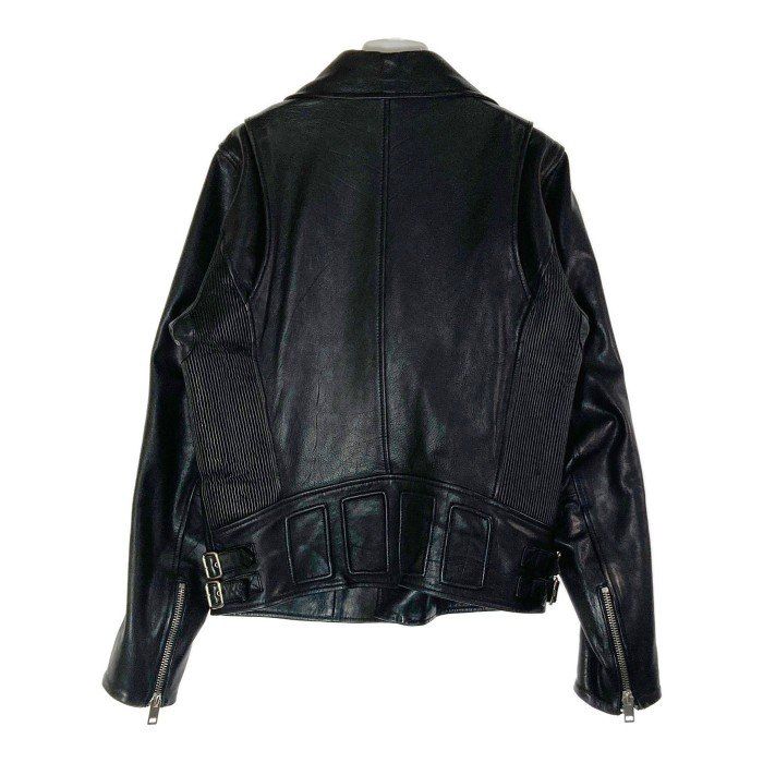 ★DIESEL TIMLESS★ ブラック ダブルライダースジャケット S ☆DIESEL ディーゼル TIMELESS SUPERIOR ラムレザー ダブル