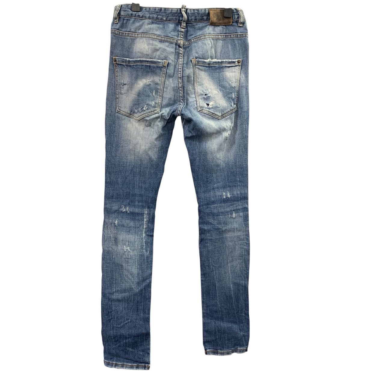 ♪2974 DSQUARED2 ディースクエアード ジッパー付きデニム 44