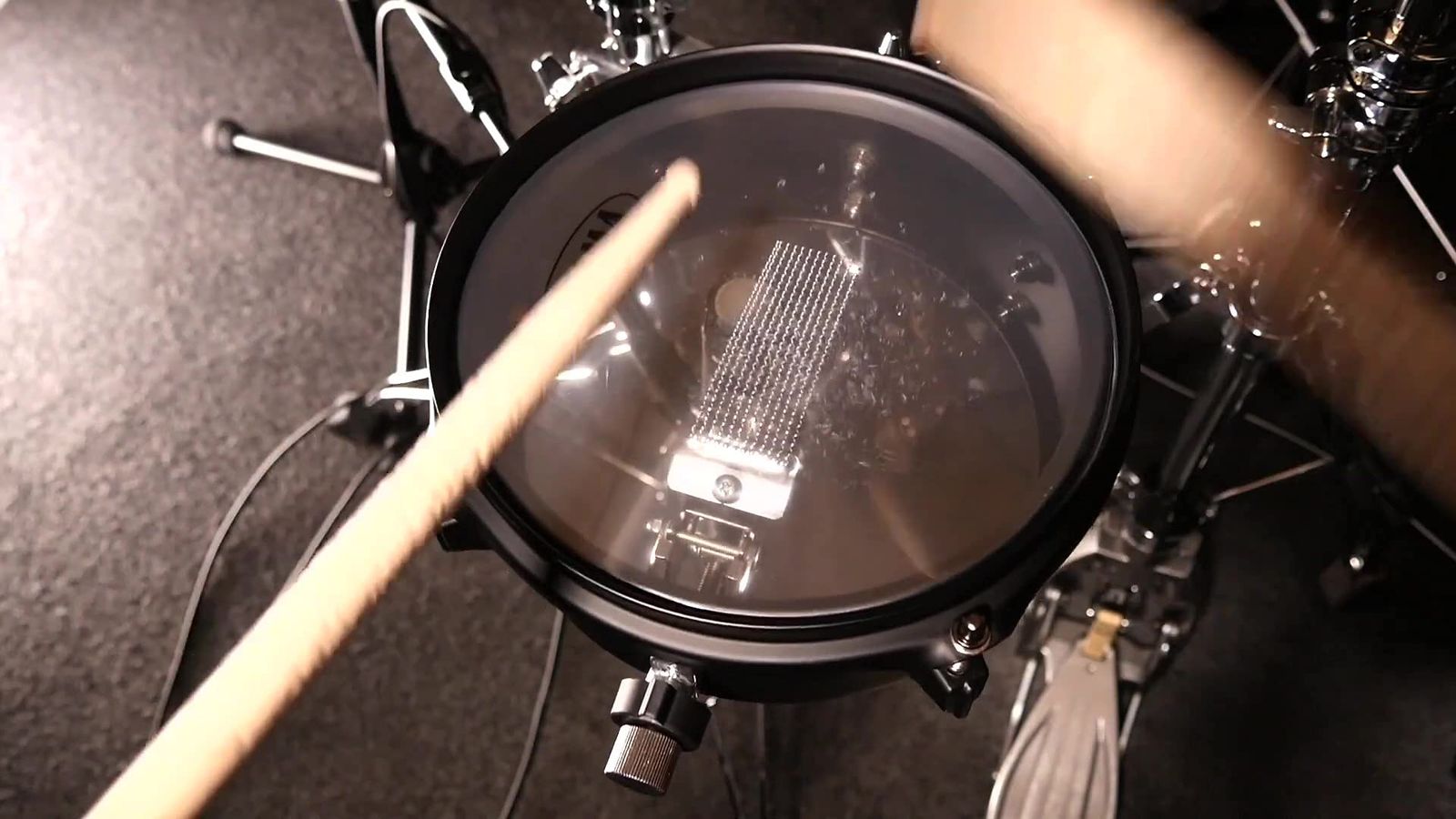 TAMA タマ メタルワークスエフェクト MINI-TYMP スネア タムアダプター付き 8X3 BST83MBK