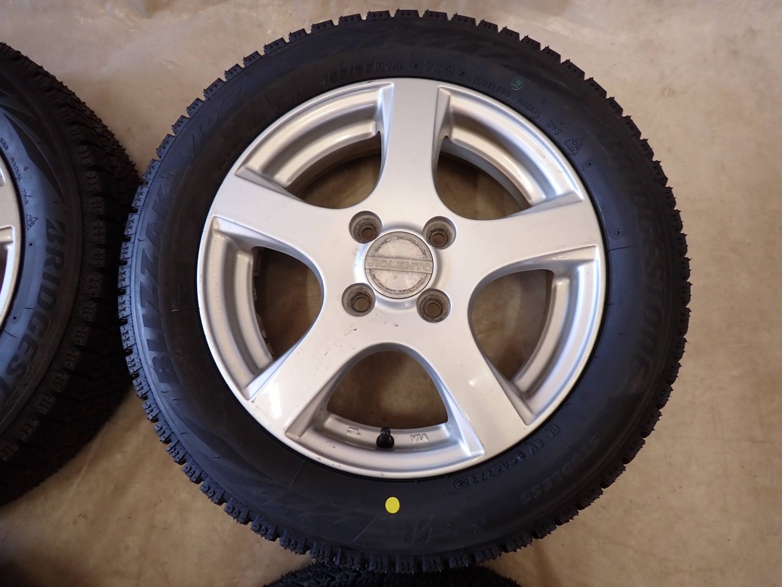 冬 製 4本SET 会社宛 155 65R14×4.5J 75Q ブリヂストン BS ブリザック VRX2 アルミ N-BOX サクラ デリカミニ NO D6108 FFCRYSTALESIA_COM