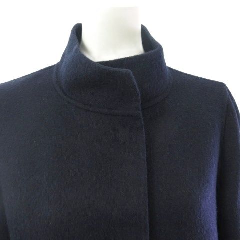 レリアン Leilian MANIGLIA ウール アンゴラ コート ネイビー 紺 9 GULLKHAN_COM