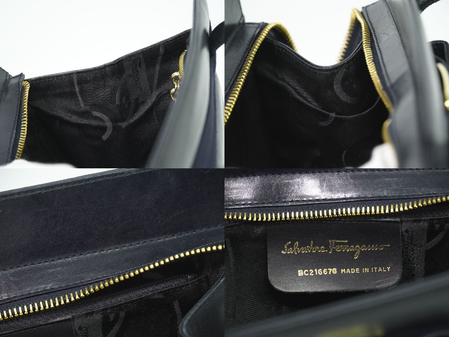 サルヴァトーレ フェラガモ 6 1/2 24 ネイビー バラ ヴァラ リボン サルヴァトーレ フェラガモ 6 1/2 24 ネイビー バラ ヴァラ リボン