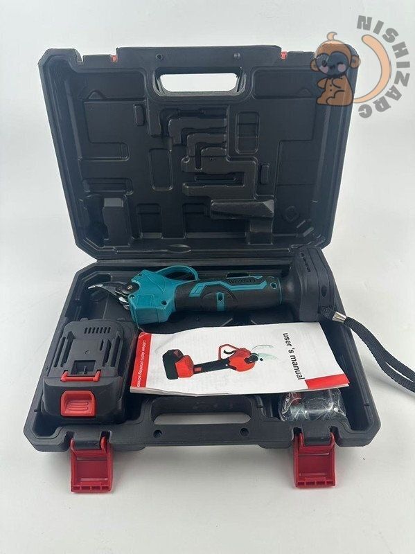 新型電動ハサミ 充電式 切断直径30mm 庭木|枝切り|果樹用|電線|ケーブルなど 剪定鋏 電池2個 マキタバッテリー対応 A130