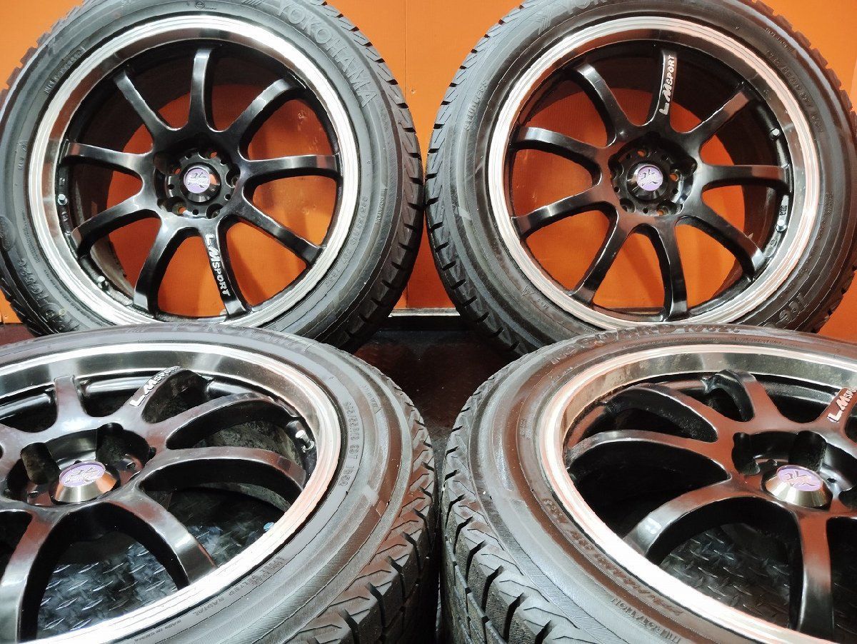 未走行に近い 24年製 バランス済【YK iG52C 225/55R19】スタッドレス