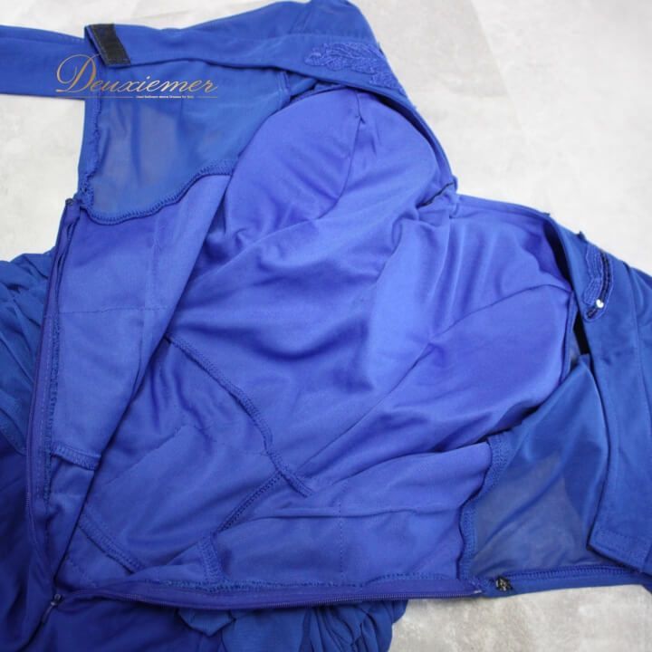 内面的な 社交ダンス 衣装 ドレス ワンピース レッスンウェア レディース オールシーズン ブルー系 ICHIOKU イチオク 青 花柄 スパンコール 長袖 花模様 おしゃれ 高品質 エレガント トレーニング 舞台用 ダンスウェア レディースファッション 美形の