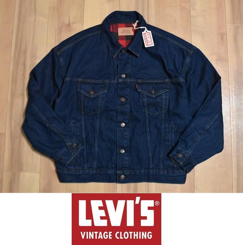 新品 LVC リーバイス フランネル デニムトラッカージャケット L 3rd 