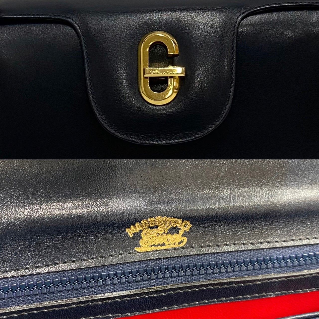 極 美品 GUCCI オールドグッチ グッチ ヴィンテージ G ロゴ ターン