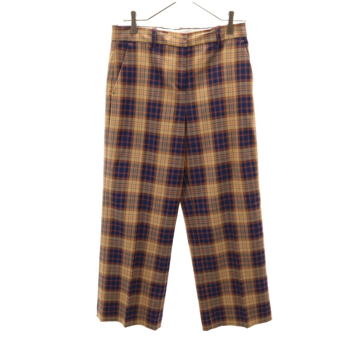 新品未使用ZARA チェックプリント ジョーツ バギーパンツ ブラウン ZARA チェックプリント ジョーツ バギー ブラウン ハーフパンツ