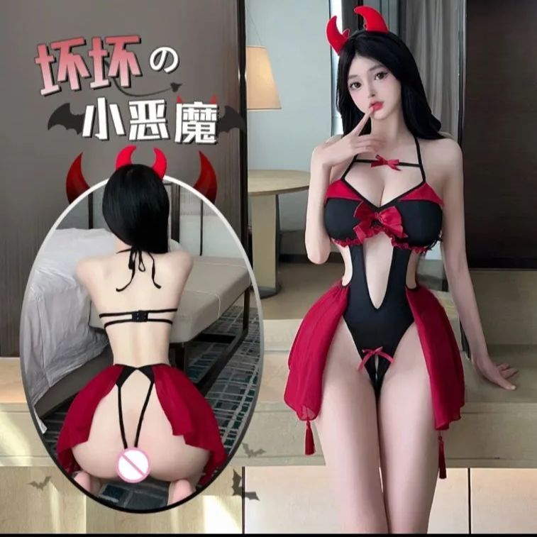 新品☆】エロセクシー♥️小悪魔メイド レオタード バレンタイン