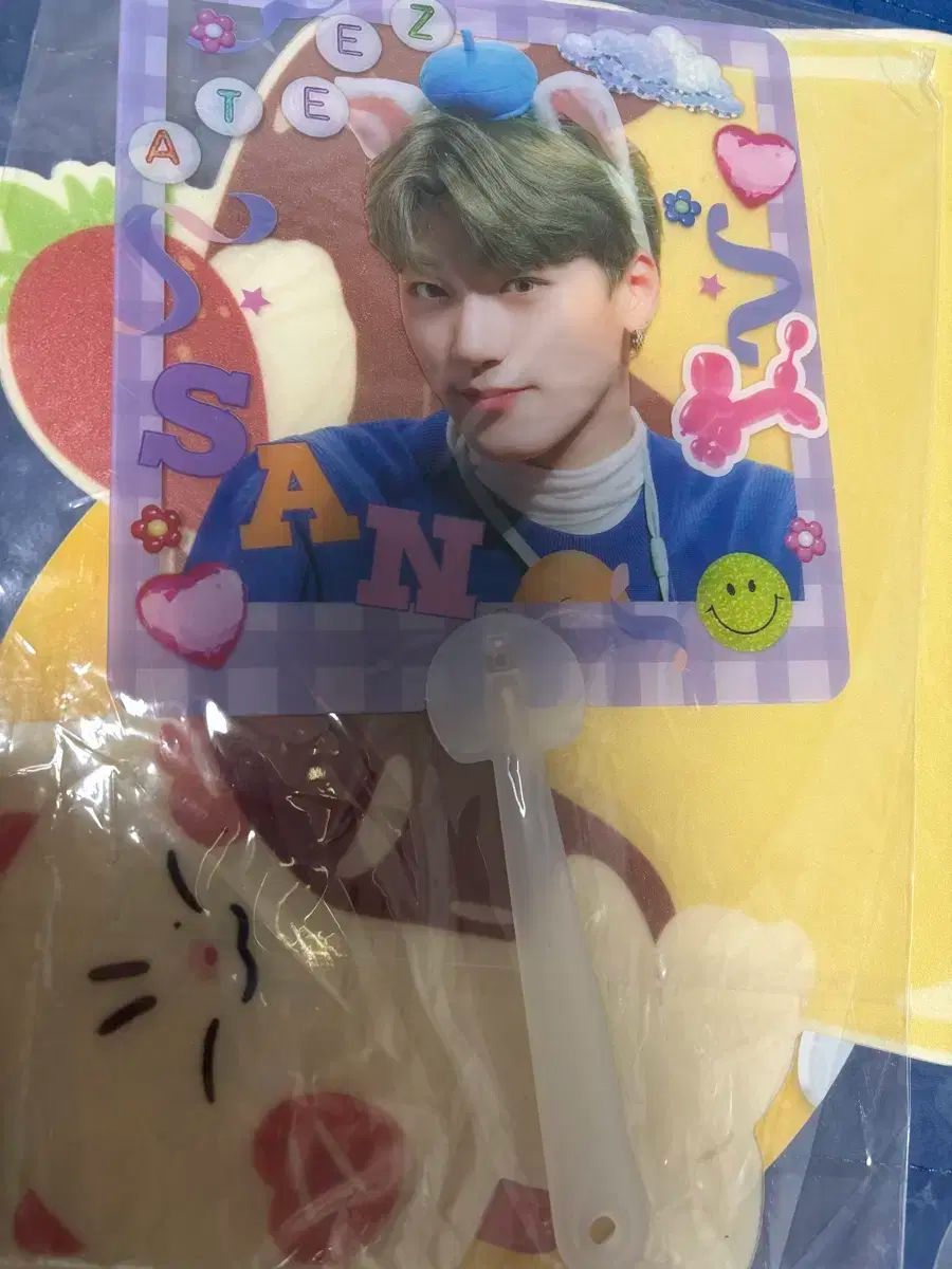 ATEEZ(エイティーズ・アチズ) サン(SAN) マウスパッド うちわ うちわ