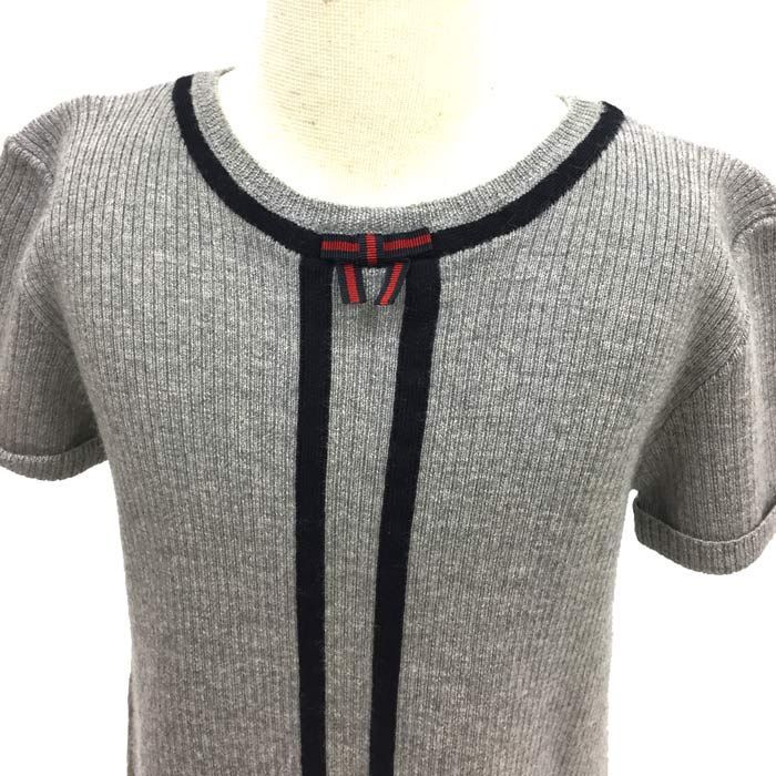 GUCCI グッチ ガールズ ニットワンピース キッズ 未使用aq3643 - メルカリ