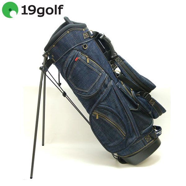 19ゴルフ デニム CBSTI20 スタンド キャディバッグ インディゴブルー