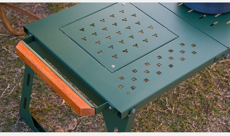 楽天市場】CHANODUG OUTDOOR バーベキューアイアンテーブル FX