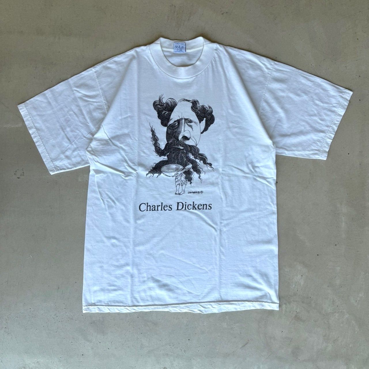 90s vintage 古着 ヴィンテージ 偉人Tシャツ Charles Dickens - メルカリ