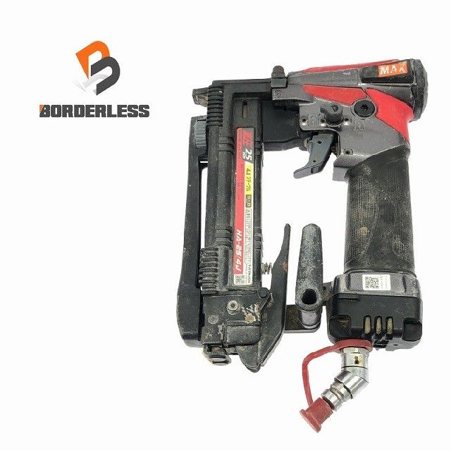 比較的 MAX マックス 高圧 ステープル用エアネイラ HA-25|4J 肩巾4mm 長さ25mm エアタッカー エアータッカー エア工具