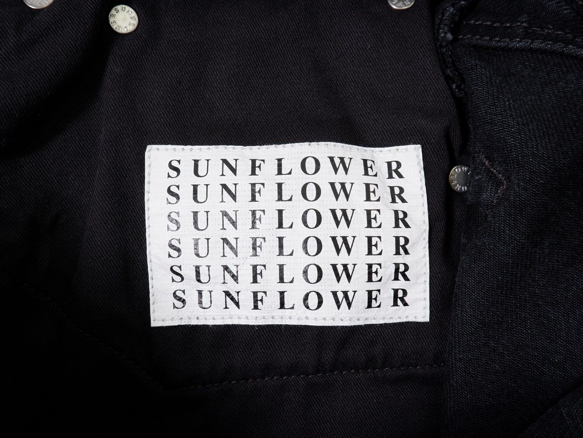 メンズ SUNFLOWERサンフラワー 5094 708 LOOSE WASHED BLACK2 DENIM 