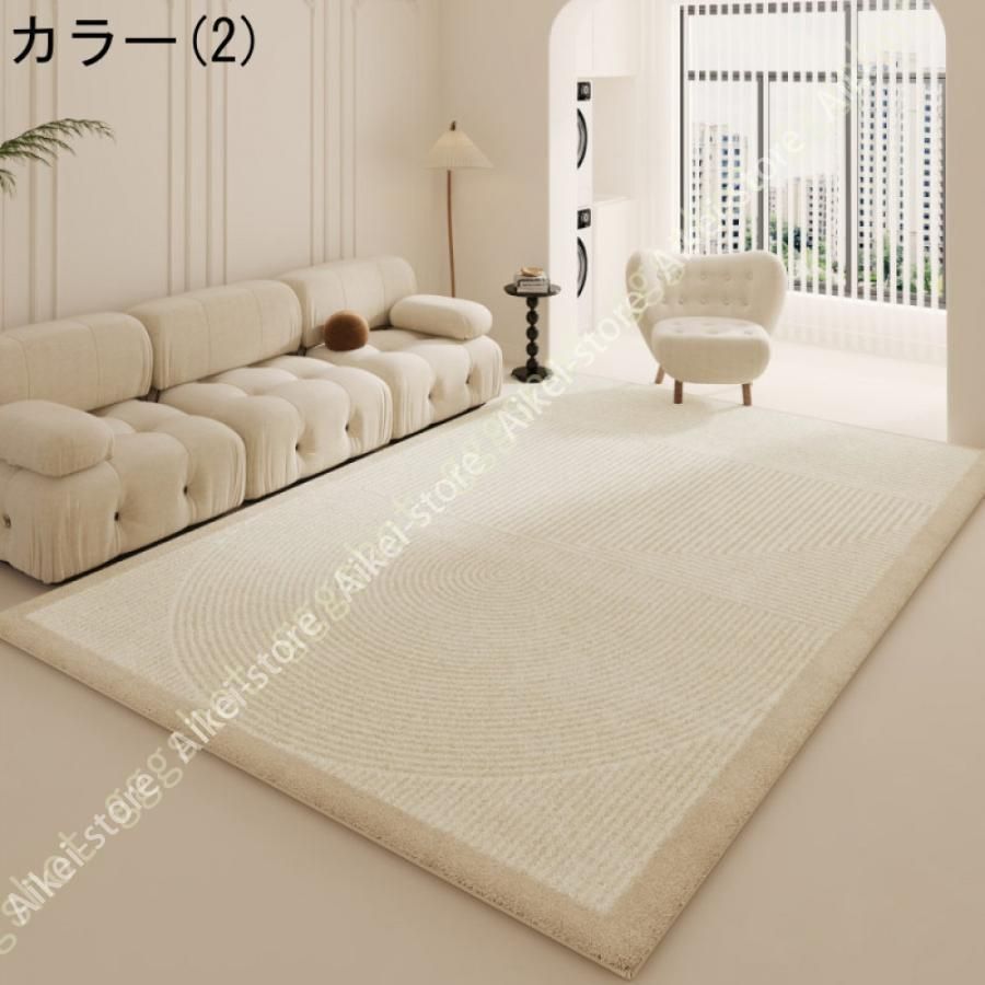 ラグ カーペット ラグマット 洗える おしゃれ 抗菌 防臭 防ダニ フランネル さらフワ触感 北欧 西海岸 幾何柄 ホットカーペットカバー ホッ MARWIL-DEMENAGEMENTS_CH