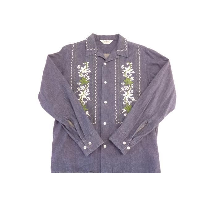 calee キューバデニムシャツ M CALEE/キャリー 新作のご案内:L/S DENIM CUBA SHIRT|TRUMPS