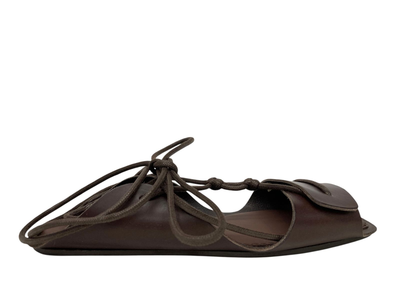 LEMAIRE ルメール　オープントゥ　フラットミュール　サンダル　41 LEMAIRE(ルメール)】 CROSS FLAT SANDALS｜PARIGOT ONLINE