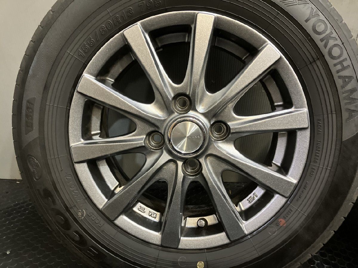 YOKOHAMA ECOS ES31 155/80R13】夏タイヤ【GRASS 13インチ