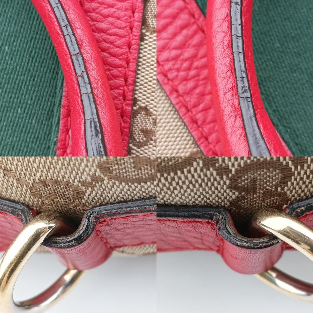 グッチGucciシェリーラインマルチカラーキャンバス×レザー