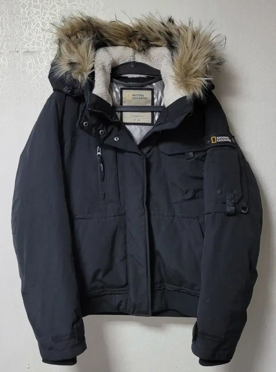 National Geographic(ナショナルジオグラフィック) ダックダウン ボンバージャケット ショートダウン メンズ M （ 95 ）