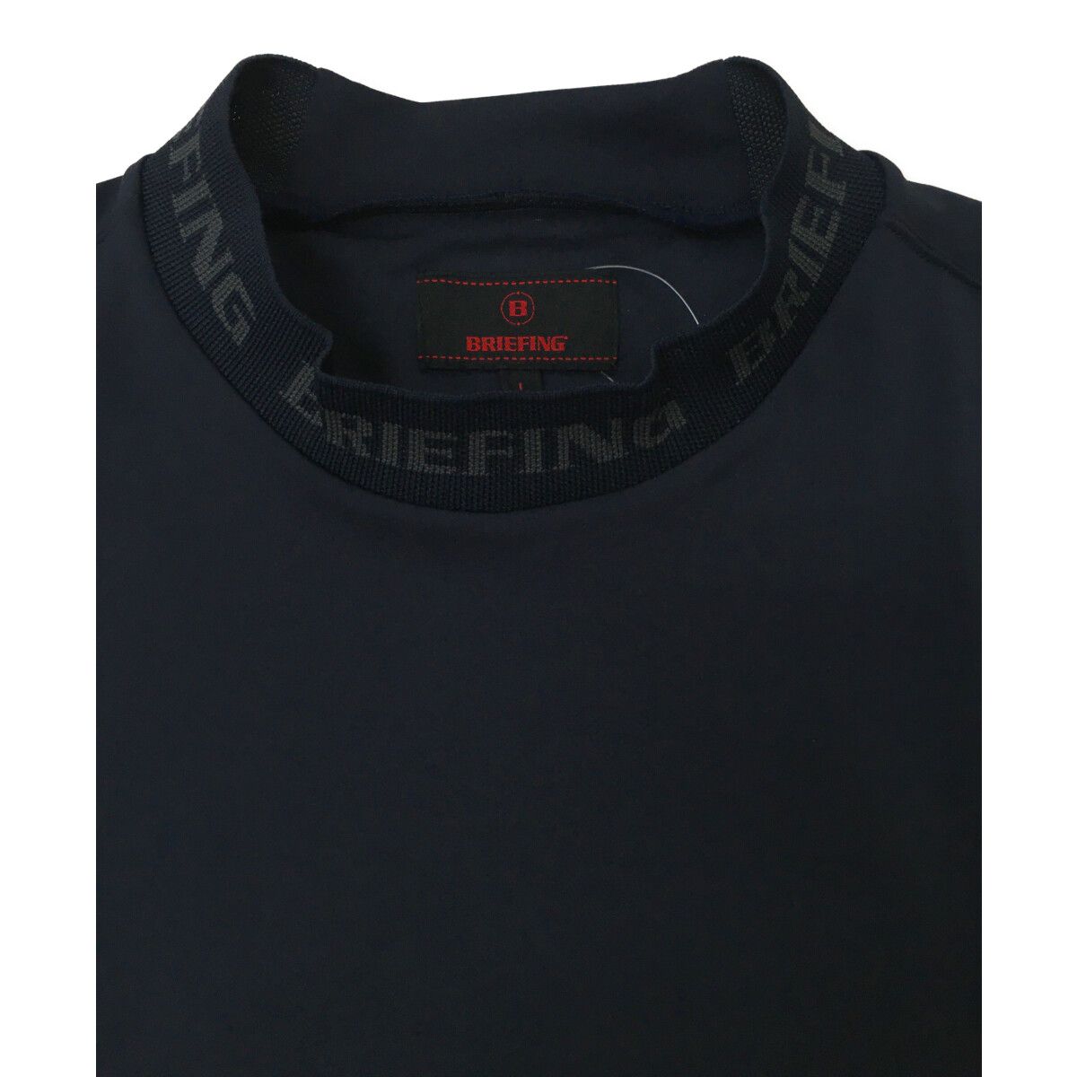 中古 メンズ ブリーフィング BRIEFING 半袖シャツ L ネイビー 紺