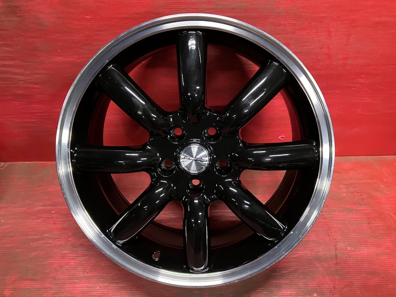 ホイール 18x7.5 48 112|5H Hub66.6mm 社外 ユーロデザイン ミニ用 4本SET