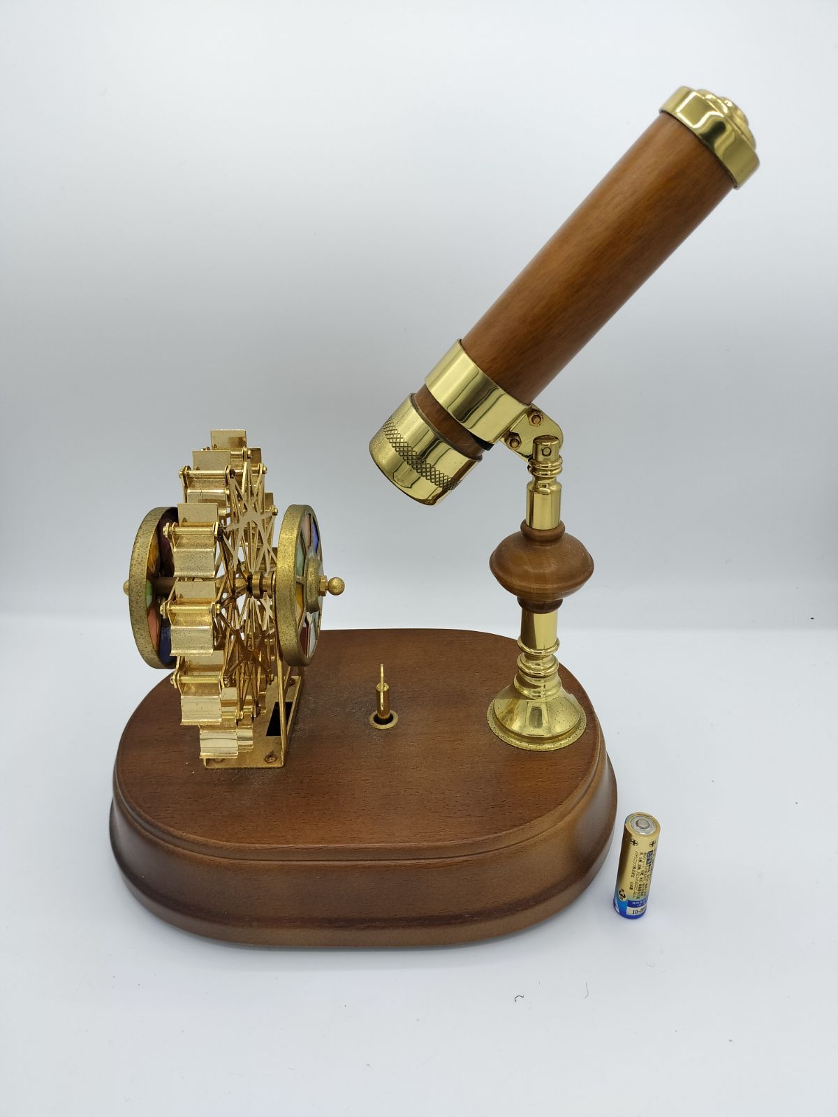 オルゴール 万華鏡 観覧車 音楽 楽器 回転 置物 年代物 レア