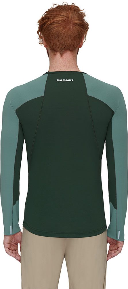 マムート MAMMUT アウトドア エナジー ファーストレイヤー ロングスリーブ アジアンフィット メンズ 男性 長袖Tシャツ 軽量 通気性 放湿性 温度調節 防臭 1016 01350 40239 D JADE WOODS