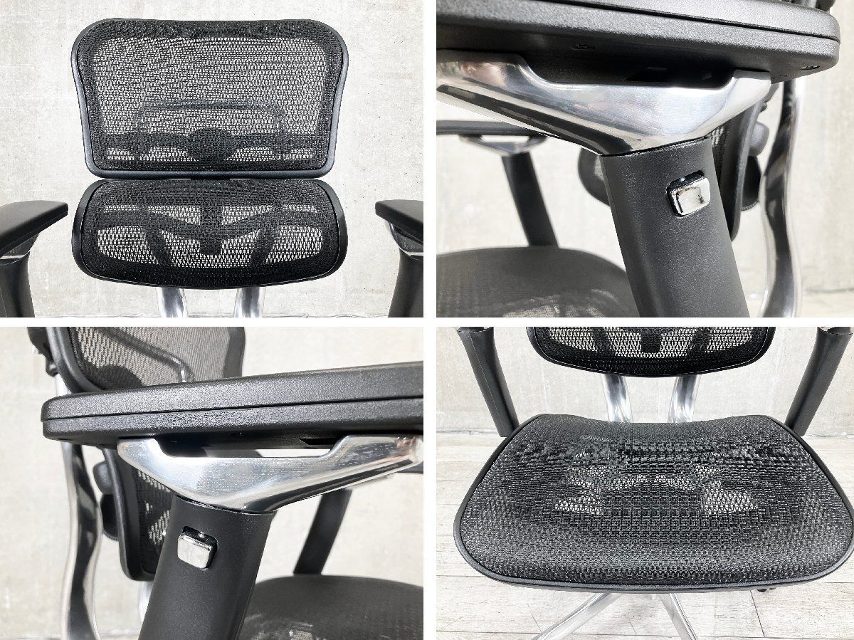 Ergohuman/ エルゴヒューマン□PRO / プロ□エルゴノミクスチェア□黒