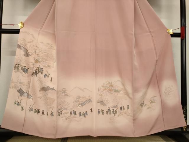 平和屋着物▽豪華色留袖 総刺繍 中国三大刺繍 スワトウ刺繍 汕頭