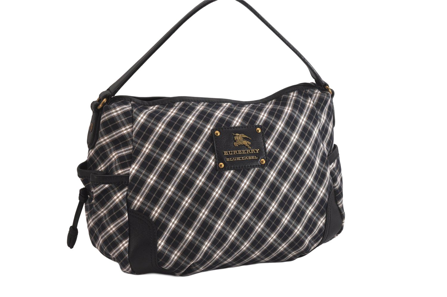 【激レア✨️】BURBERRY BLUE LABEL チェック ハンドバッグ 美品 BURBERRY BLUE LABEL ノバチェック ハンドバッグ ベルト
