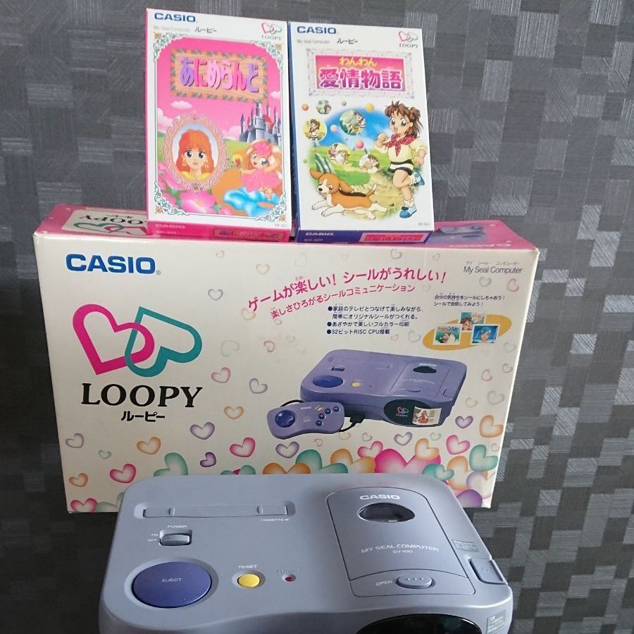 CASIO LOOPY ルーピー 箱付き ソフト2本u0026カートリッジ付き www