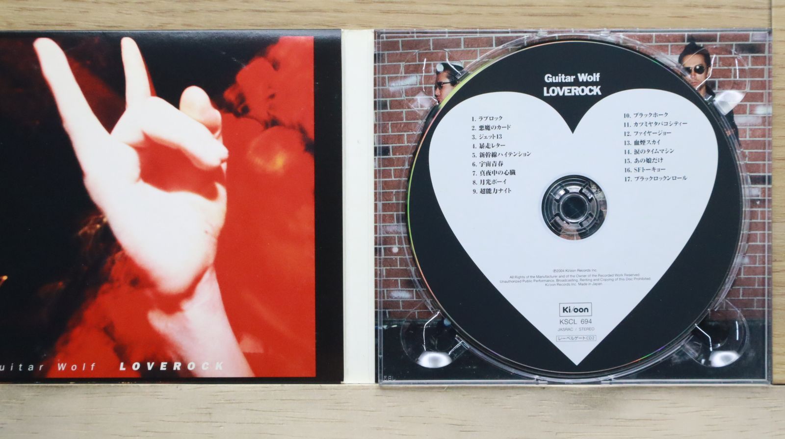 国内盤CD☆ギターウルフ/GUITAR WOLF□ LOVEROCK (CCCD