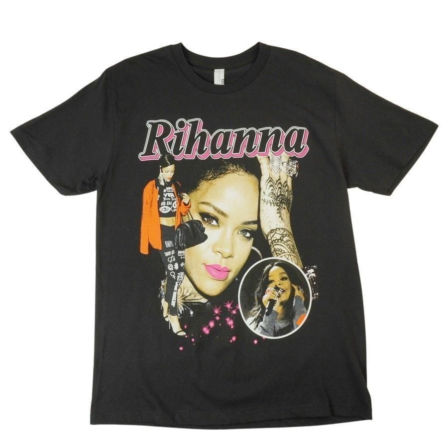 リアーナサイズ有ラップティーエイサップロッキーリリーRIHANNATシャツ