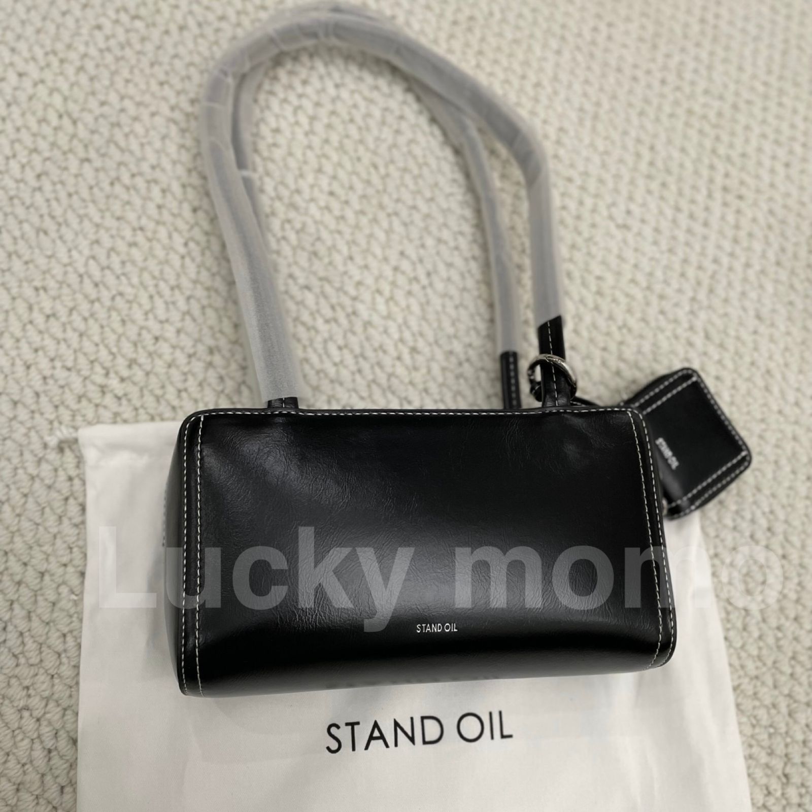 大人気 新品 STAND OIL POST BAG スタンドオイル ポストバッグ ファッション レディース バッグ ハンドバッグ ブラック