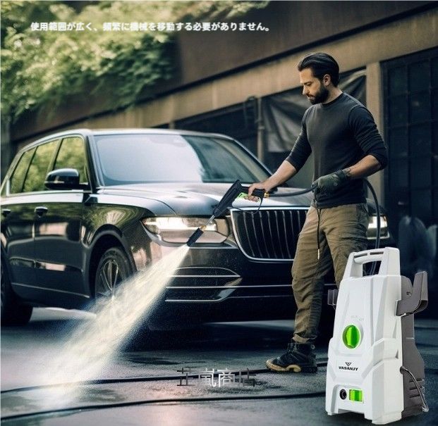 新型洗車 設計 高圧洗浄機2000 Wポータブル洗浄機家庭用110 v高圧水鉄砲グリーン小怪獣洗車機