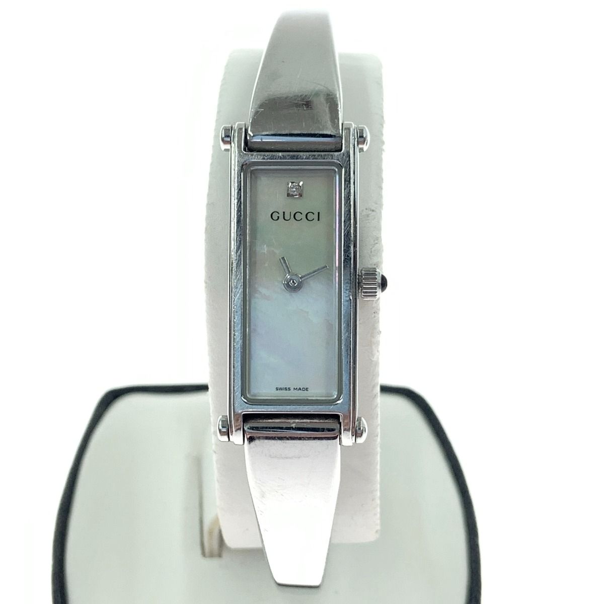GUCCI グッチ 1500L シェル文字盤 クォ―ツ レディース腕時計 【公式通販】