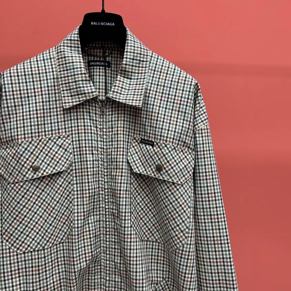 バレンシアガ メンズ チェックシャツ BALENCIAGA(バレンシアガ) ユニ