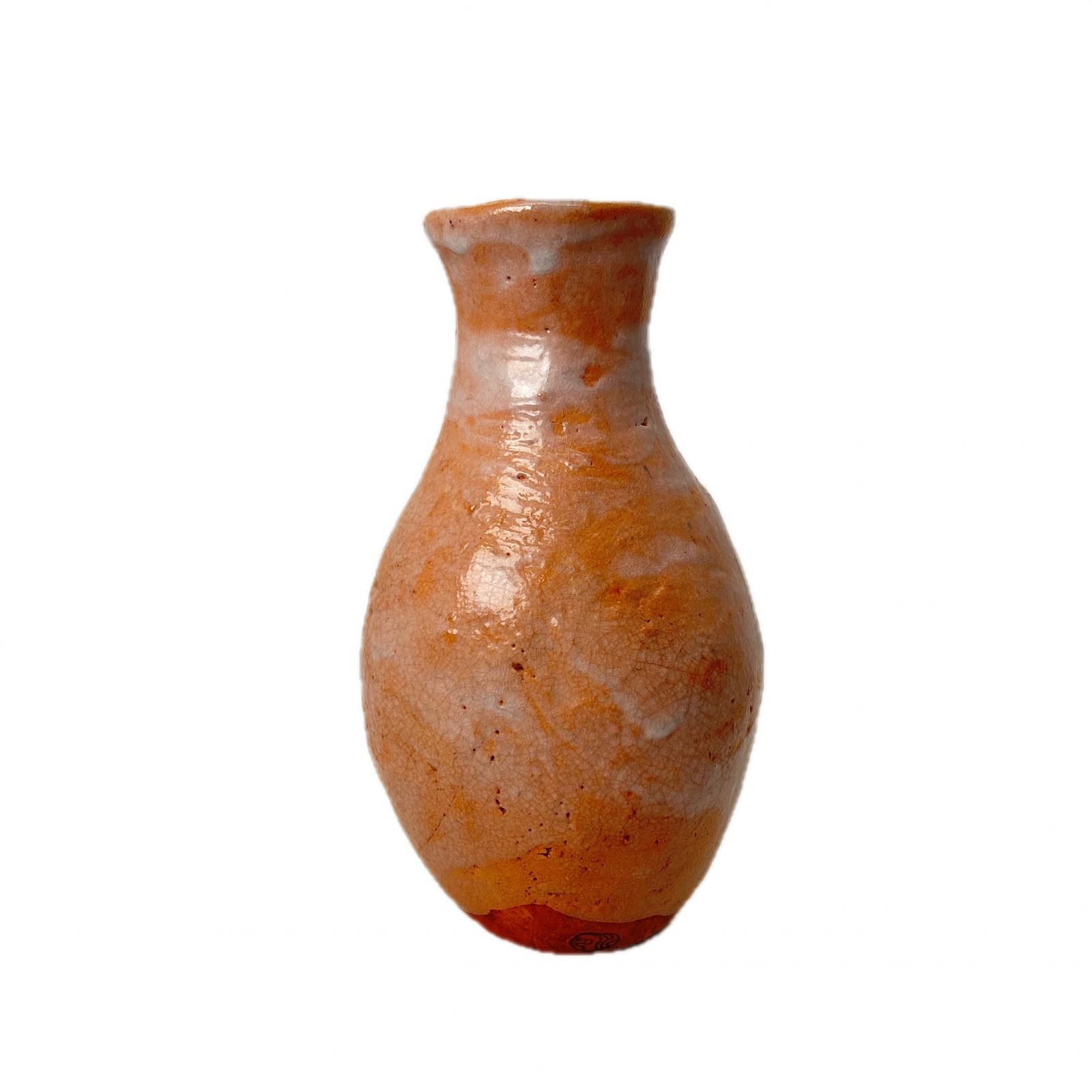 楽山焼き　花瓶 未使用品 Rakuzan ware 楽山焼 花瓶 【レア】【中古】【送料無料