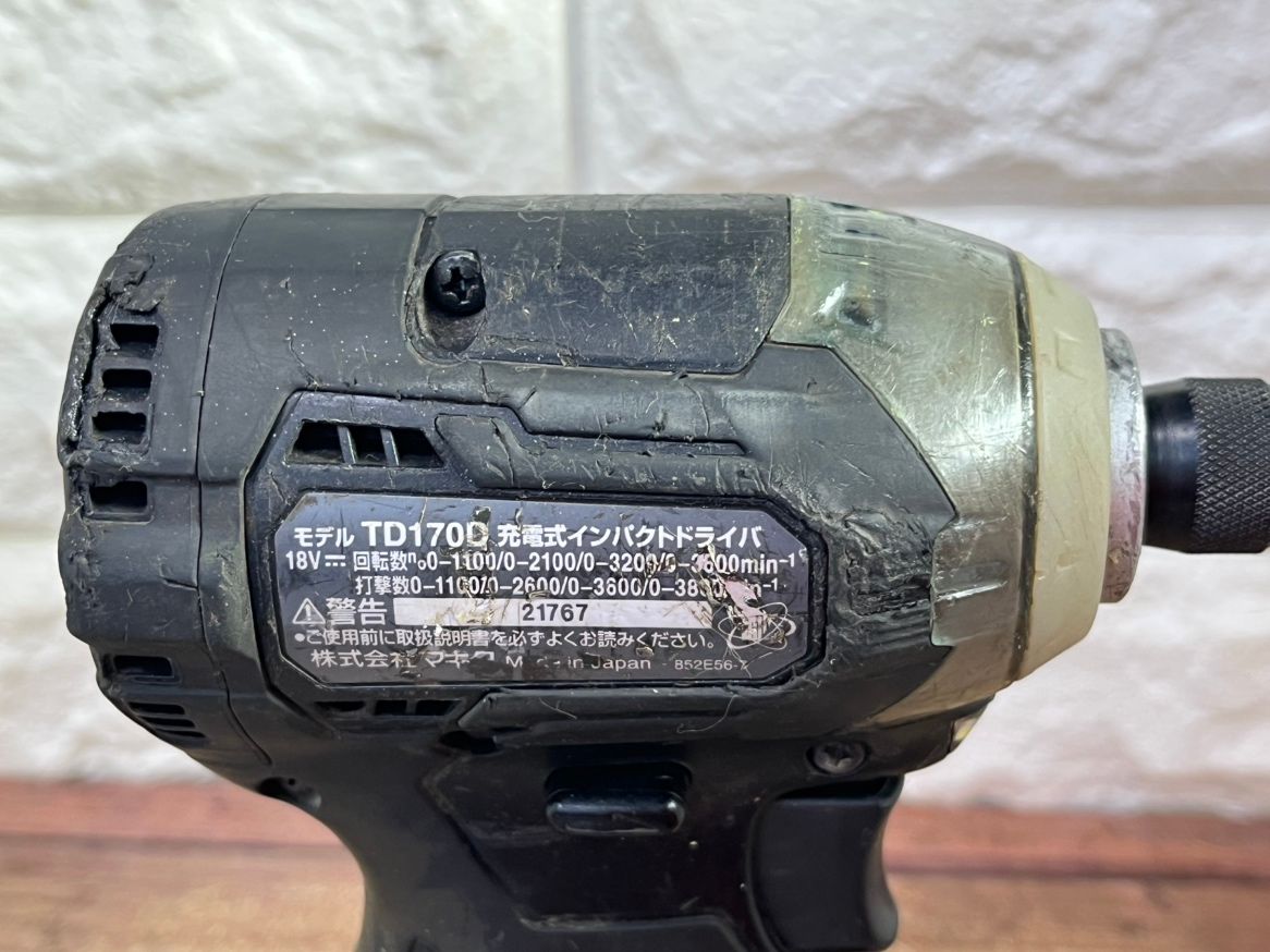 makita makita マキタ 充電式インパクトドライバ TD170D 動作品 makita makita マキタ 充電式インパクトドライバ TD170D 動作品