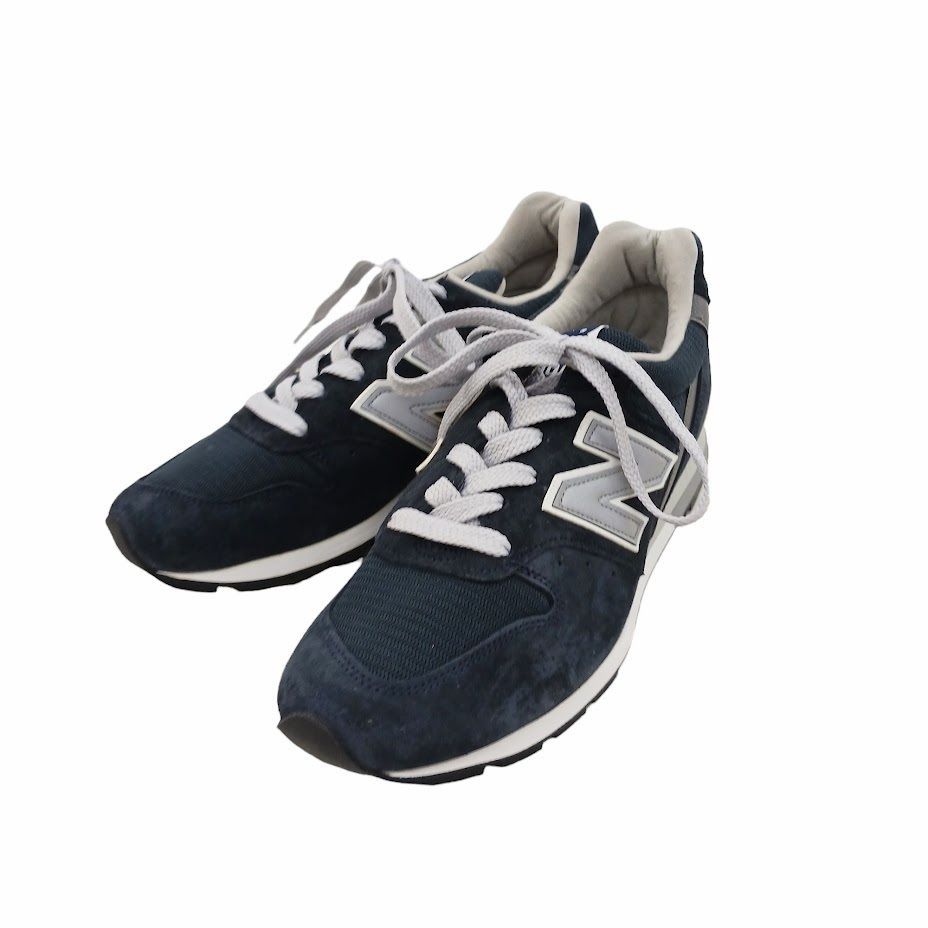 美品 NEW BALANCE M996NAV MADE IN U.S.A. NB M996 ニューバランス スニーカー ネイビー スウェード 996  ワイズ D - メルカリ